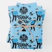 Feuille De Papier Cadeau Merci (En situation)