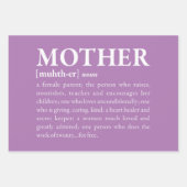 Feuille De Papier Cadeau Mère (Devant 2)