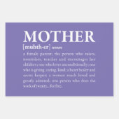 Feuille De Papier Cadeau Mère (Devant)