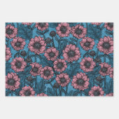 Feuille De Papier Cadeau Mère rose (Devant)