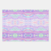 Feuille De Papier Cadeau Mermaid Ombre + Iridescente Rainbow Parties scinti (Devant)