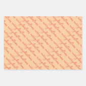 Feuille De Papier Cadeau merry Christmas  (Devant 3)