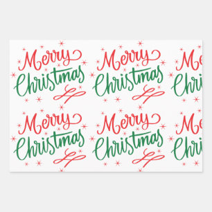 Feuille De Papier Cadeau Merry Christmas Wrapping Paper