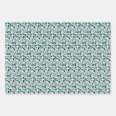 Feuille De Papier Cadeau Merry Holly Days Wrapping Paper Sheets (Devant)