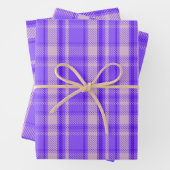 Feuille De Papier Cadeau Merry Peri Plaid Bold Holiday (En situation)
