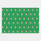 Feuille De Papier Cadeau Merveilleuse vache de Noël (Devant)