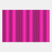 Feuille De Papier Cadeau Métallurgique et Noël rose (Devant 2)