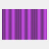 Feuille De Papier Cadeau Métallurgique et violet Noël (Devant 2)