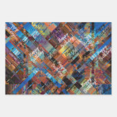 Feuille De Papier Cadeau Métro du Caire - Joyeux anniversaire (Devant 3)