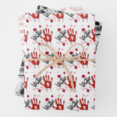 Feuille De Papier Cadeau Meurtre mystère crime ventilateur froid coque enve (En situation)