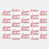 Feuille De Papier Cadeau Meurtre mystère crime ventilateur froid coque enve (Devant)