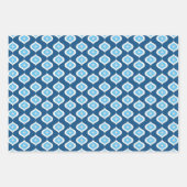 Feuille De Papier Cadeau Mi-siècle moderne Noël géométrique (Devant 3)