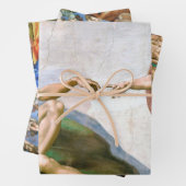 Feuille De Papier Cadeau Michel-Ange (En situation)