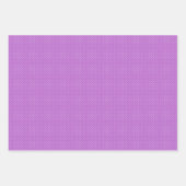Feuille De Papier Cadeau Micro pois blanc - Orchidée violet (Devant 3)