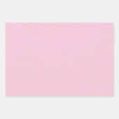 Feuille De Papier Cadeau Micro pois blanc - Rose clair (Devant)