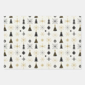 Feuille De Papier Cadeau Mid Century Modern Christmas Icons (Devant 2)