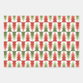 Feuille De Papier Cadeau Mid-Century Modern Retro Holiday (Devant 2)