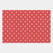 Feuille De Papier Cadeau Mid Century Modern Stars and Dots Atomic Pattern (Devant 3)