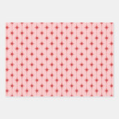 Feuille De Papier Cadeau Mid Century Modern Stars and Dots Atomic Pattern (Devant 2)