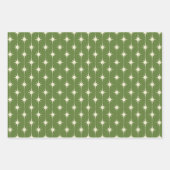 Feuille De Papier Cadeau Midcentury Modern Retro Christmas Patterns (Devant 2)