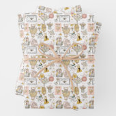 Feuille De Papier Cadeau Miel à vendre (En situation)