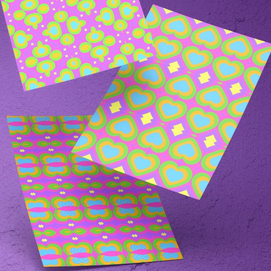 Feuille De Papier Cadeau Mignon Coloré Vivement