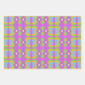 Feuille De Papier Cadeau Mignon Coloré Vivement (Devant)