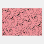 Feuille De Papier Cadeau Mignon Pug (Devant 2)