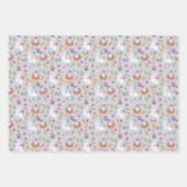 Feuille De Papier Cadeau Mignonne Bunny Motif de Pâques (Devant 2)