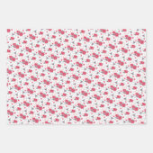 Feuille De Papier Cadeau Mignons anges de Noël (Devant 3)