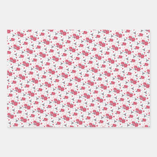 Feuille De Papier Cadeau Mignons anges de Noël (Devant 3)