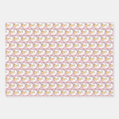 Feuille De Papier Cadeau Mignons Murs Blancs Pour Vos Enfants (Devant)