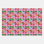 Feuille De Papier Cadeau Mignons objets de Noël (Devant 3)