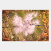 Feuille De Papier Cadeau Milkweed | Papillon | (Devant 3)