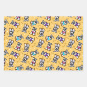 Feuille De Papier Cadeau Mini Schnauzer Sunshine (Devant)