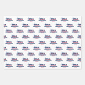 Feuille De Papier Cadeau Mississippi, 50 États, Liberty Bell (Devant)