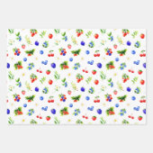 Feuille De Papier Cadeau Mixed Berries Pattern (Devant)