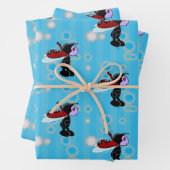 Feuille De Papier Cadeau Mizz Ladybug (En situation)