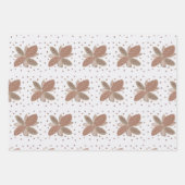 Feuille De Papier Cadeau Mocha cosy (Devant)