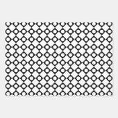 Feuille De Papier Cadeau Mod Retro 60's White (Devant 2)