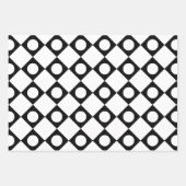 Feuille De Papier Cadeau Mod Retro 60's White (Devant)