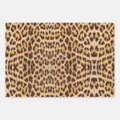 Feuille De Papier Cadeau Mode tendance Stylish Leopard Spots Cheetah Print (Devant 2)