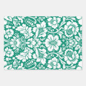 Feuille De Papier Cadeau Modèle Damask 10 (Devant)