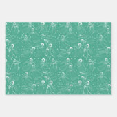 Feuille De Papier Cadeau modèle d'anges | ensemble II (Devant)