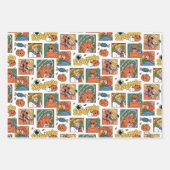 Feuille De Papier Cadeau Modèle de photos Halloween de Scooby-Doo (Devant 3)