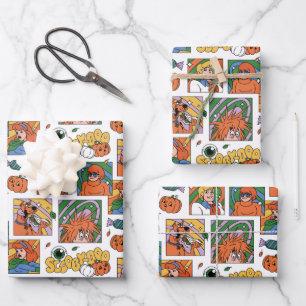 Feuille De Papier Cadeau Modèle de photos Halloween de Scooby-Doo