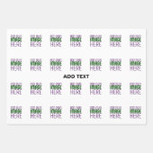 FEUILLE DE PAPIER CADEAU MODÈLE DE TEXTE D'IMAGE BLANCHE SIMPLE ÉDITABLE MO (Devant 2)