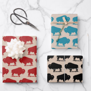 Feuille De Papier Cadeau Modèle du sud-ouest de Buffalo