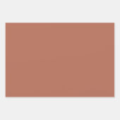 Feuille De Papier Cadeau Modèle en terre cuite (Devant)