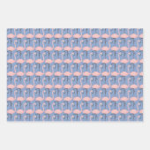 Feuille De Papier Cadeau Modèle Flamingo (Devant)